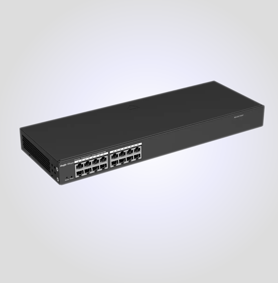 SWITCH GESTIONABLE EN LA NUBE DE 16 PUERTOS GIGABIT M/ RG-ES216GC-V2